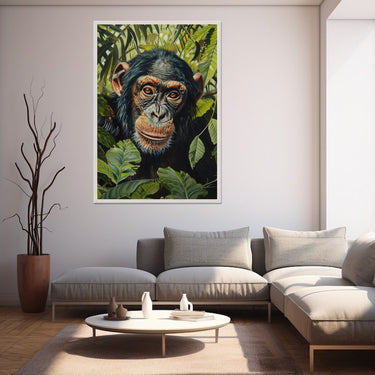 Chimpanzee Painting